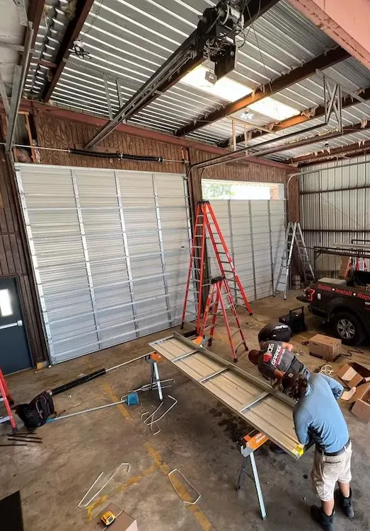 Commercial overhead sectional door service in Greater New Orleans